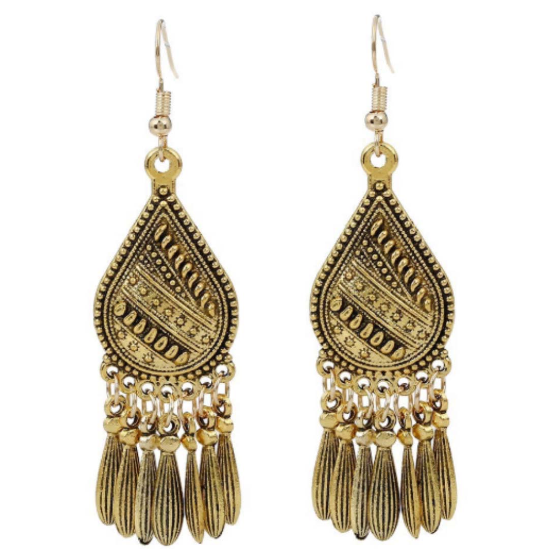 Bohemian Earing Tassel Vintage  Style  Anting Anting 