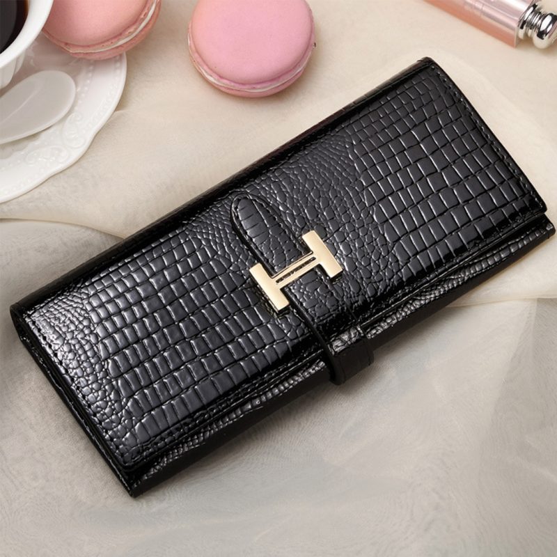  Dompet  Duit Wanita  Kulit Crocodile  Look Logo H High 