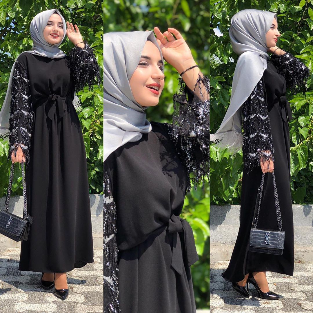  Pakaian  Muslimah  Fesyen Tassel Gorgeous Dress Malaysia 