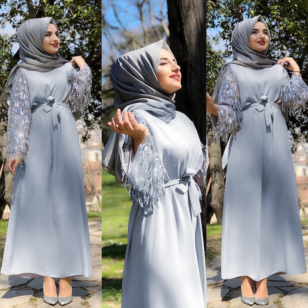 Pakaian Muslimah Fesyen Tassel Dress Malaysia